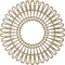 Ekena Millwork Cornelius Wood Fretwork Pierced Ceiling Medallion, Birch, 16"OD x 6"ID x 3/8"T CMWP16X0375CRBI - alternate 4